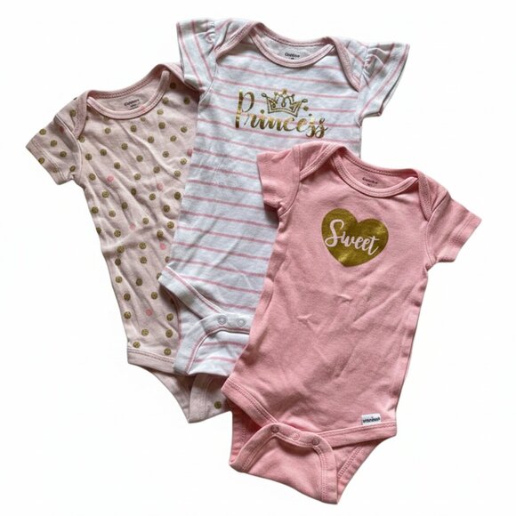 Gerber Set of 3 Baby Girl Size 6-9M - Picture 1 of 7